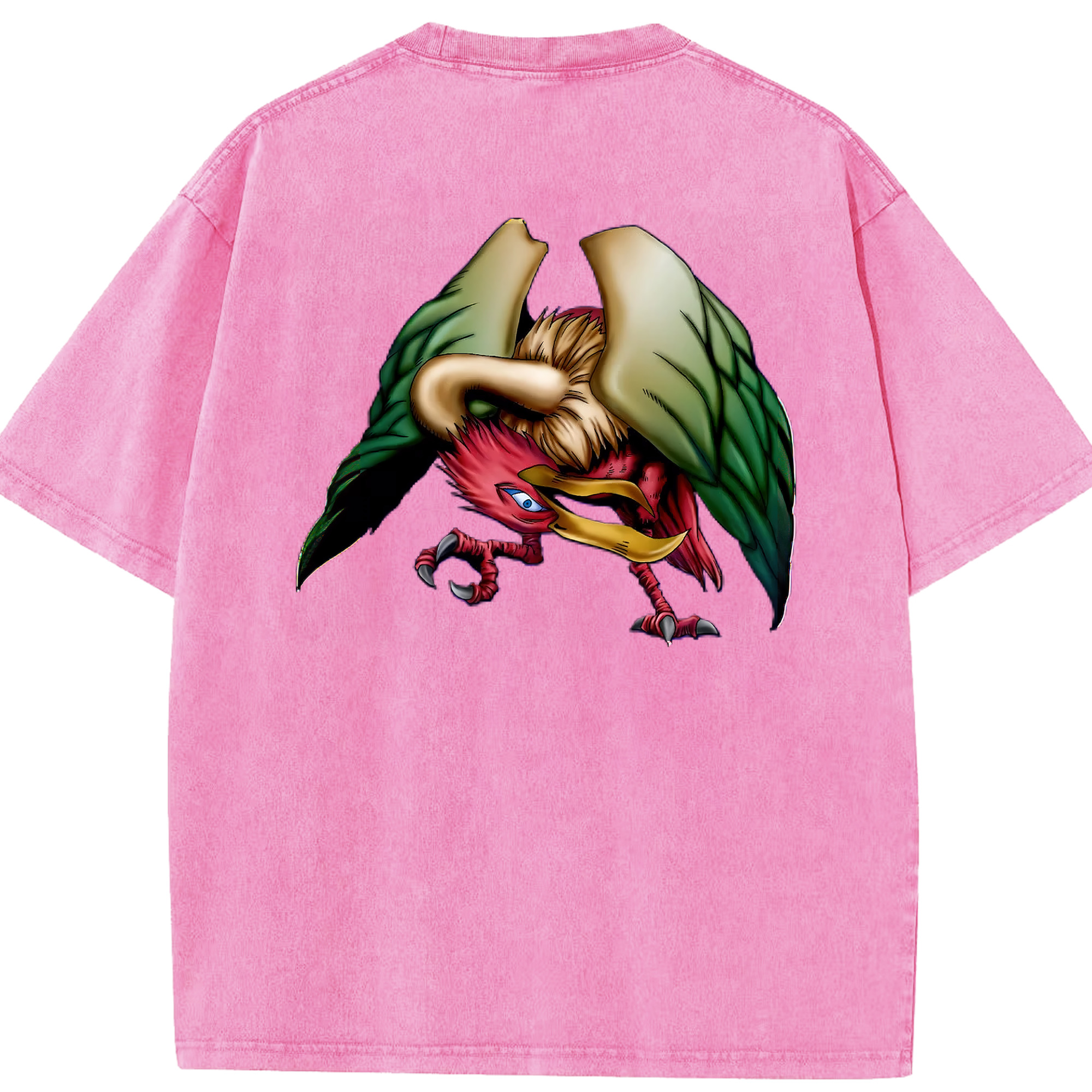 （画像用） 遊☆戯☆王 Yu-Gi-Oh! 綿100% ヴィンテージ風 半袖Tシャツ（背面プリント）